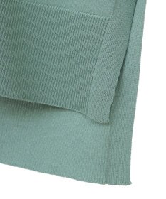 AMERICAN HOLIC 接触冷感サイドスリットニットプルオーバー