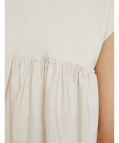 JOSEPH 【洗える】ポプリンジャージー　キャップスリーブティーシャツ