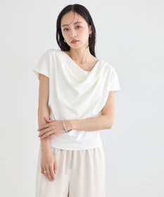 earth music&ecology フレンチスリーフドレーププルオーバー