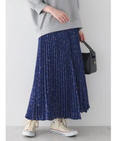 AMERICAN HOLIC 丈違いプリントプリーツスカート