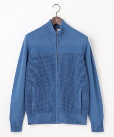 JOSEPH ABBOUD 【洗える】コットンバルキーニットブルゾン