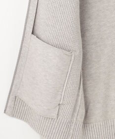 JOSEPH ABBOUD 【キングサイズ・洗える】コットンバルキーニットブルゾン