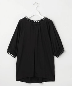 自由区 S 【洗える】コード刺繍 カットソー