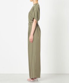 NAVE 【ReNAVE・セットアップ可/洗える/UVケア/接触冷感】フィブリルシャンブレー ワイドパンツ