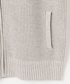 JOSEPH ABBOUD 【キングサイズ・洗える】コットンバルキーニットブルゾン