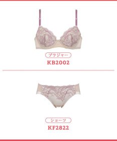 Wing 【マッチミーブラ】　ブラがわたしに合わせてくれる　バストの左右差や個々のバストの状態に柔軟に対応　ウイング／ワコール　KB2002