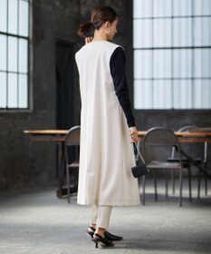 ICB 【洗える】 ウールミルドサキソニー 2WAYワンピース