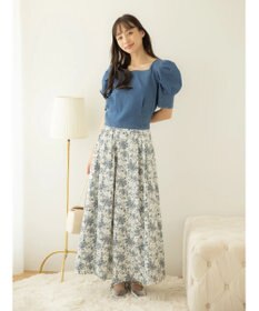 earth music&ecology 隠れリス柄スカート