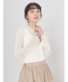 earth music&ecology シアーハイネックメロープルオーバー