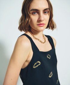 GRACE CONTINENTAL リップモチーフドレス