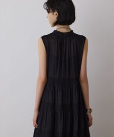 GRACE CONTINENTAL ティアードマキシカフタンワンピース