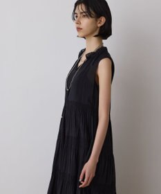 GRACE CONTINENTAL ティアードマキシカフタンワンピース