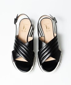 BONTRE 【LucaGrossi/ルカグロッシ】厚底クロスベルトストラップサンダル