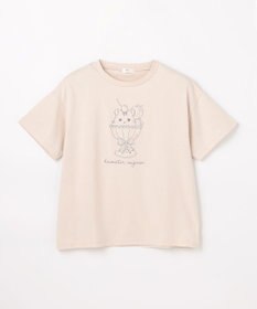 ANY KIDS 【綿100%/接触冷感】ひんやり オーバーサイズ アニマルTシャツ