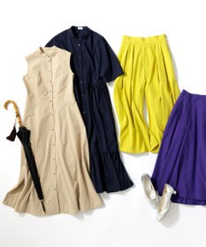 組曲 【速乾・撥水】ハイカウントタフタ スカート