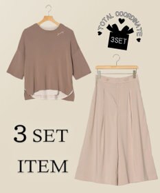ONWARD Reuse Park 3セット商品/サイズ2【any SiS】ニット春夏×カットソー春夏×パンツ春夏