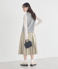 earth music&ecology タックプリーツミディスカート