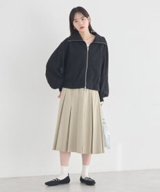 earth music&ecology タックプリーツミディスカート