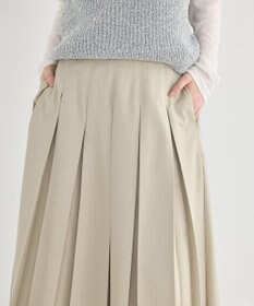 earth music&ecology タックプリーツミディスカート