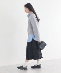 earth music&ecology タックプリーツミディスカート