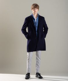 JOSEPH HOMME トライジャガードストレッチ　ウィングカラーシャツ