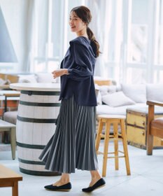 Tiaclasse L 【洗える】シアーパーカーカーディガン