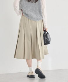 earth music&ecology タックプリーツミディスカート