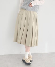 earth music&ecology タックプリーツミディスカート