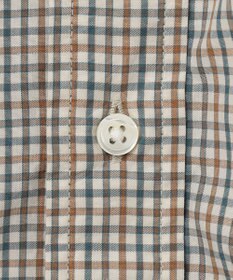 J.PRESS MEN 【WEB限定】ポプリンチェック J刺繍 シャツ/B.D