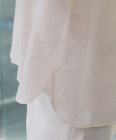 Tiaclasse L 【洗える】シアーパーカーカーディガン