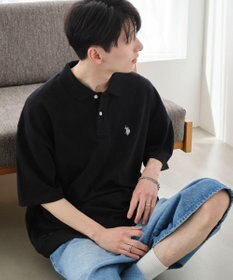 WEGO 【ユニセックス着用ITEM/MLサイズ展開】別注USPOLO　ヘビーウェイトポロT