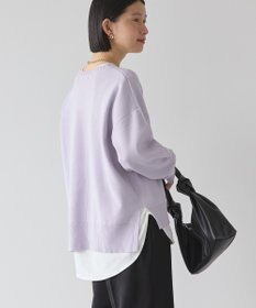 AMERICAN HOLIC 袖ボリュームサイドスリットニットプルオーバー