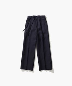 ATON LINEN WEATHER | タックパンツ