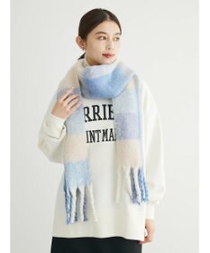 Green Parks チェックボリュームマフラー