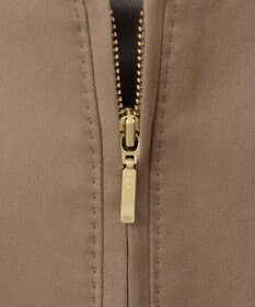 J.PRESS LADIES L 【洗える】シルセームスエード ブルゾン