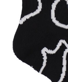 WEGO ニュアンスリブ底パイルクルーソックス