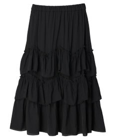 earth music&ecology ランダムティアードボリュームスカート