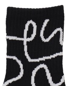 WEGO ニュアンスリブ底パイルクルーソックス