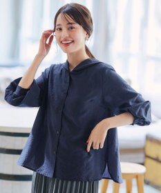 Tiaclasse L 【洗える】シアーパーカーカーディガン