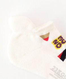 23区GOLF 【WOMEN】【日本製】ステッカーモチーフ アンクルソックス