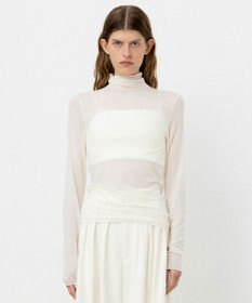 NAVE 【ReNAVE・洗える】シルク混シアータートル