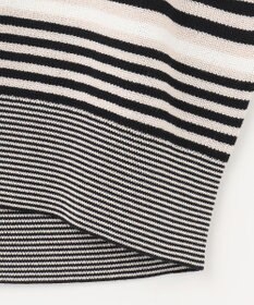 23区 S 【洗える】コットンアセテート バックボタン ニット