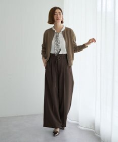 YECCA VECCA 2wayスカーフ付きブラウス