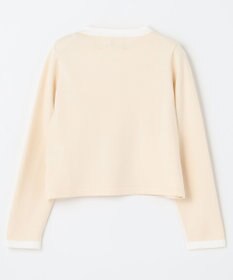 組曲 KIDS 【110-140cm】リボンインターシャニット カーディガン