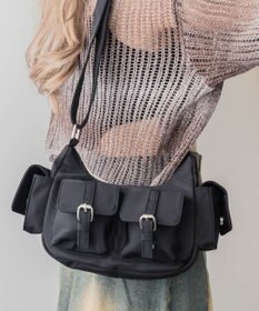 WEGO 金具デザインポケットショルダー