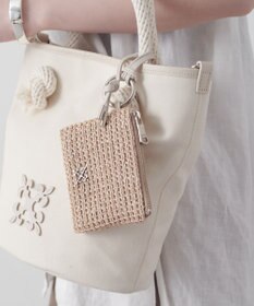 russet ナイロンラフィアスクエアマルチケース(Z-319)