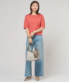 J.PRESS LADIES L  Vis/Peスパーク クルーネック プルオーバー