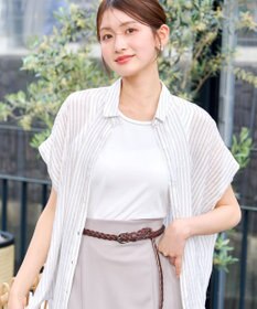 Tiaclasse 本革編み込みベルト