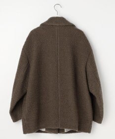 自由区 【カトリエムブーケ】manteau en relief コクーンシルエットツイードコート