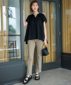 23区 S 【洗える】ラダーレースジャージー カットソー